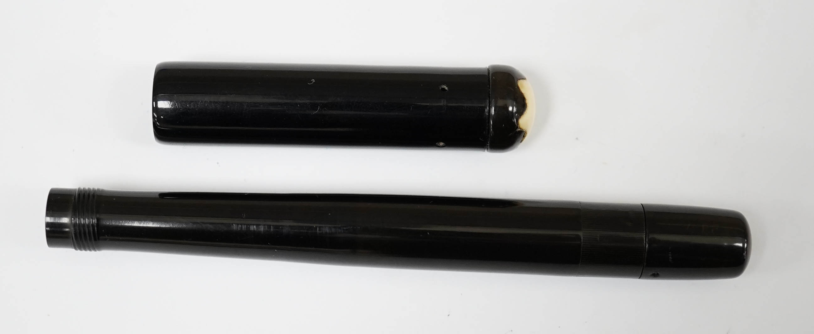 A Montblanc safety fountain pen, appears in good order